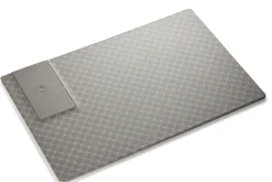 JOOP! Tischschoner Schreibunterlage CORNFLOWER Kunstleder 40 x 60 x 0,9 cm grau-weiß