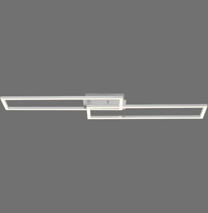 JUST LIGHT LED Deckenlampe IVEN 19,8 x 101,6 cm stahlfarbig