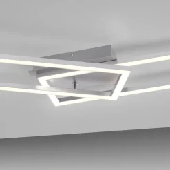 JUST LIGHT LED Deckenlampe IVEN 19,8 x 101,6 cm stahlfarbig