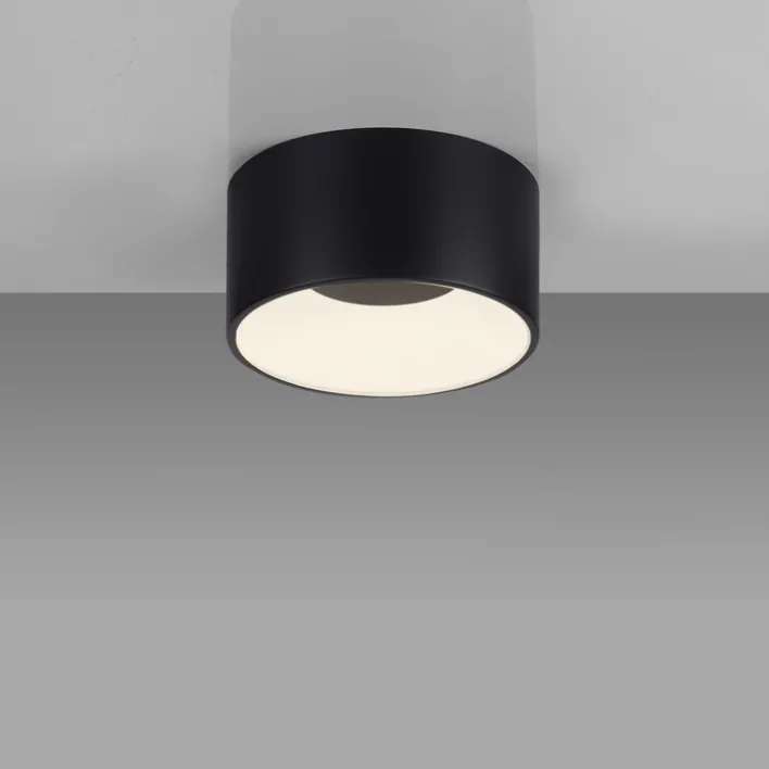 JUST LIGHT LED Deckenlampe TANIKA 16 cm schwarz