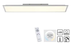 JUST LIGHT LED Deckenlampe FLAT 25 x 100 cm weiß