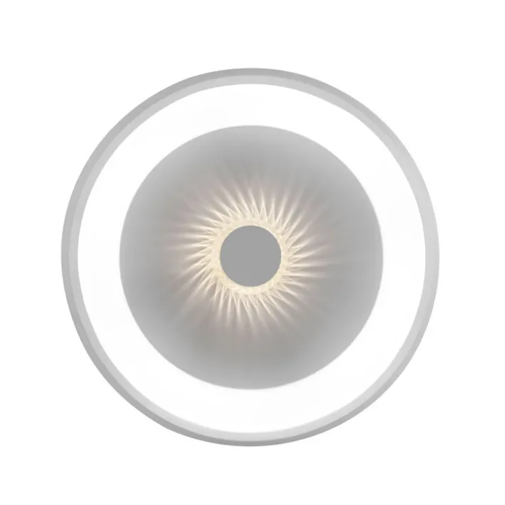 JUST LIGHT LED Deckenlampe VERTIGO 46 cm weiß