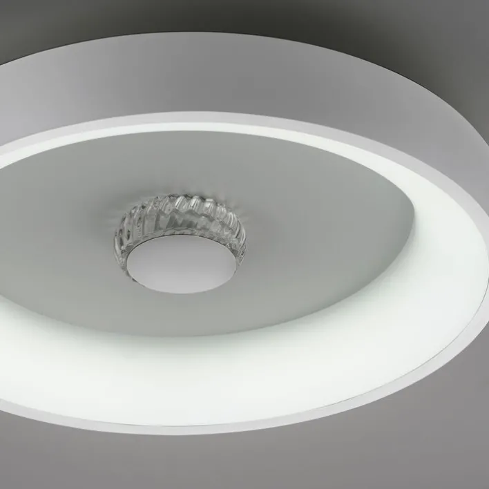 JUST LIGHT LED Deckenlampe VERTIGO 46 cm weiß