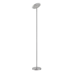 JUST LIGHT LED Stehlampe HANS 181 cm stahlfarbig