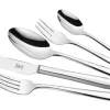 JUSTINUS Besteck-Set BAGUETTE 60-teilig Edelstahl silberfarbig