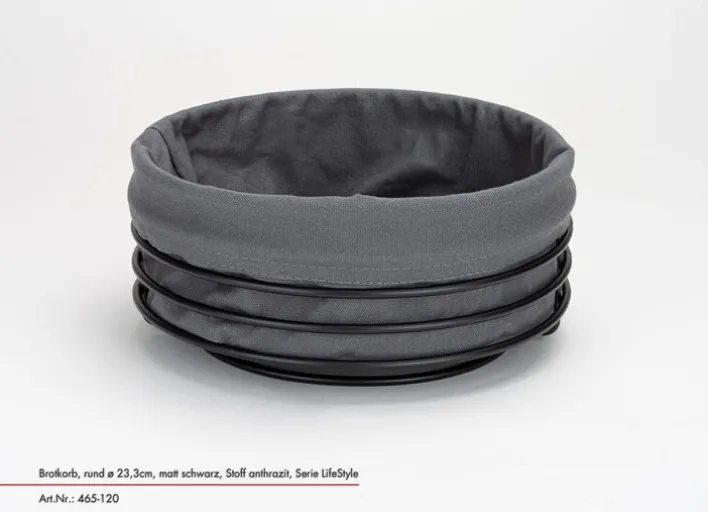 JUSTINUS Brotkorb LIFE S 23,5 cm schwarz