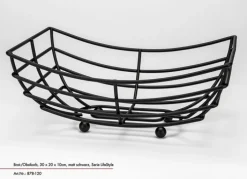 JUSTINUS Brotkorb LIFE STYLE 30 x 20 cm schwarz