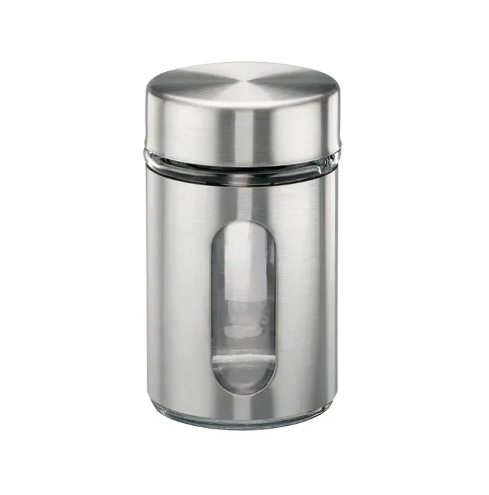 JUSTINUS Gewürzglas LIFESTYLE 75 ml Edelstahl silberfarbig