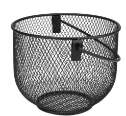 JUSTINUS Obstkorb 21 cm schwarz