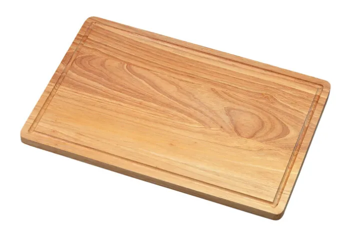 JUSTINUS Schneidbrett WOODLINE 27 x 41 cm Gummibaum braun