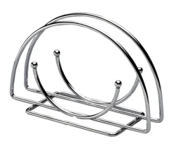 JUSTINUS Serviettenhalter LIFESTYLE 17 cm Edelstahl silberfarbig