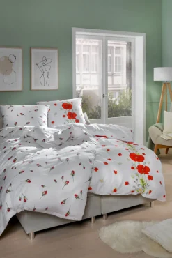 kaeppel Satin-Bettwäsche ROSENKNOSPEN 135 x 200 cm mehrfarbig