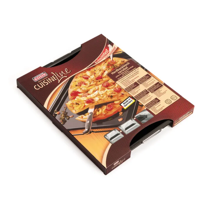 KAISER Backblech CUISINE LINE Stahl schwarz