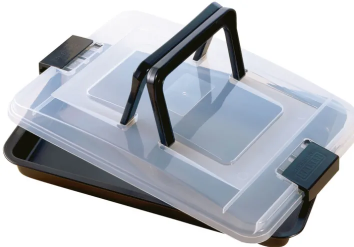 KAISER Backform 42 x 29 x 4 cm Kunststoff schwarz