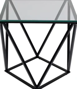 KARE DESIGN Beistelltisch CRISTALLO schwarz 50x50x55 cm