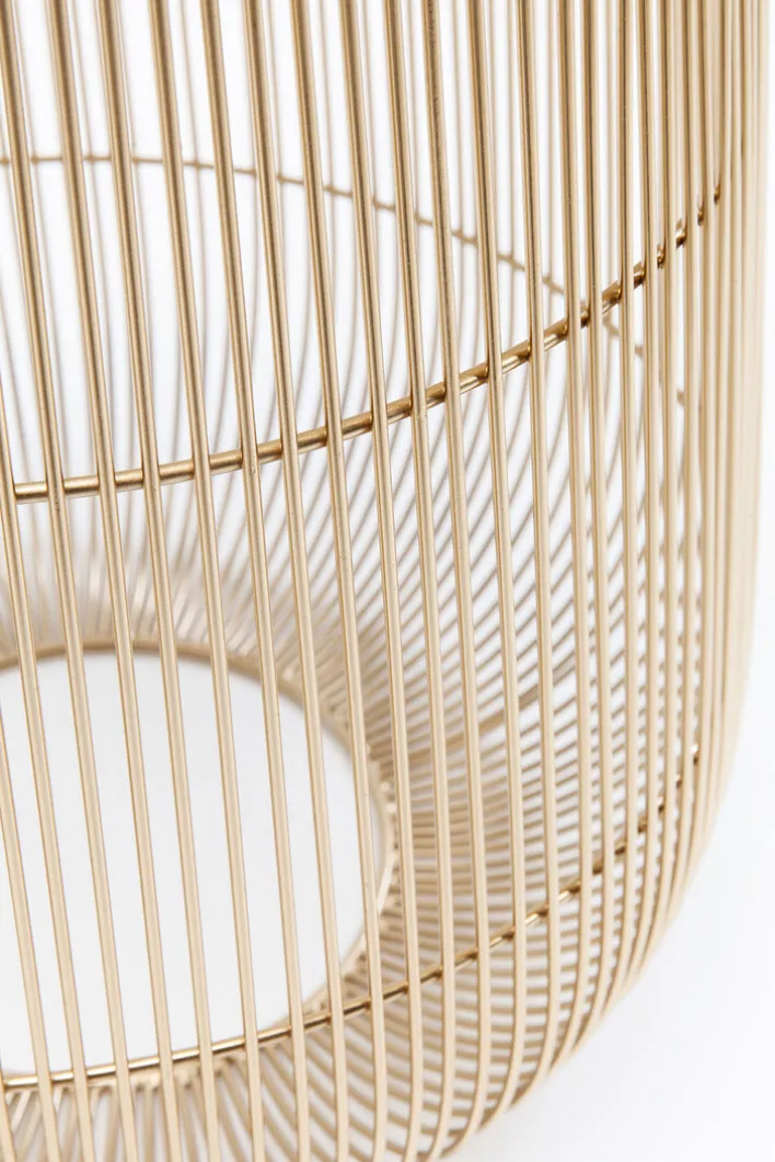 KARE DESIGN Beistelltisch rund BEAM 35 x 32 cm Stahl gold