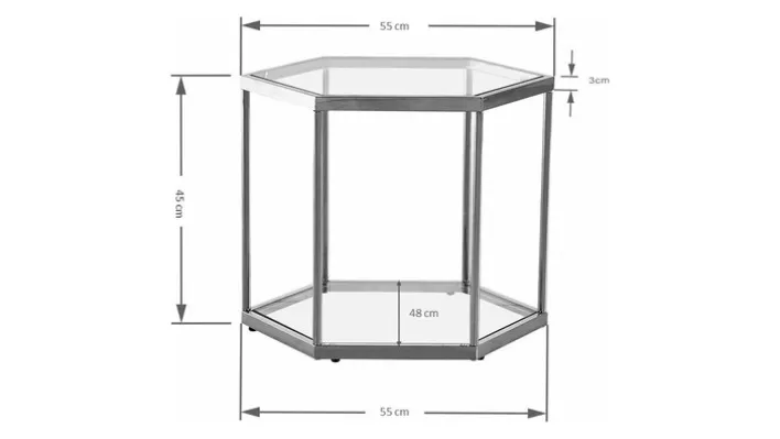 KARE DESIGN Couchtisch COMB 45 cm goldfarbig