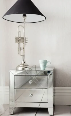 KARE DESIGN Nachtkonsole LUXURY 49 x 50 cm verspiegelt