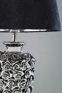 KARE DESIGN Retrofit Tischlampe ROSE MULTI schwarz /silberfarbig