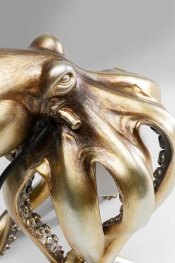 KARE DESIGN Tischleuchte ANIMAL OCTOPUS 25 x 34 cm goldfarbig