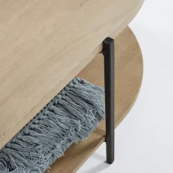 Kave Home Couchtisch PALMIA 110 x 55 cm Mango braun