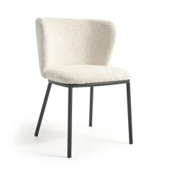 Kave Home Polsterstuhl CISELIA 2er Set weiß