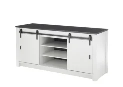 Küche Spültisch SHERWOOD ca. 201 x 93 x 64 cm Pinie Weiss Dekor