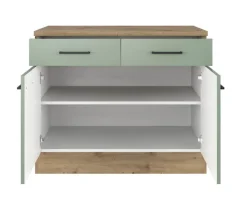 Küche Unterschrank Fiona 85 cm Eiche