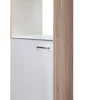 Küchen Geräteumbauschrank LUKE 169,5 cm Eiche/ weiß