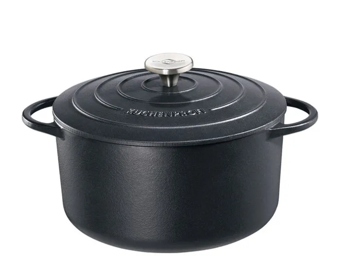 KÜCHENPROFI Bratentopf mit Deckel 26 cm schwarz