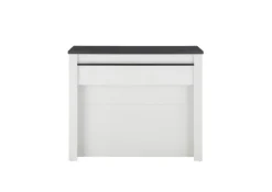 Küchentheke SHERWOOD ca. 130 x 106 x 52 cm Old Style hell Dekor