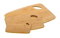 kela Schneidebrett-Set KATANA 3-teilig Bambus braun