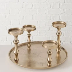 Kerzenleuchter FURO goldfarbig