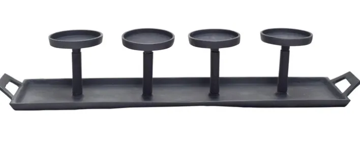 Kerzenständer 65 cm schwarz