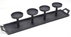 Kerzenständer 65 cm schwarz