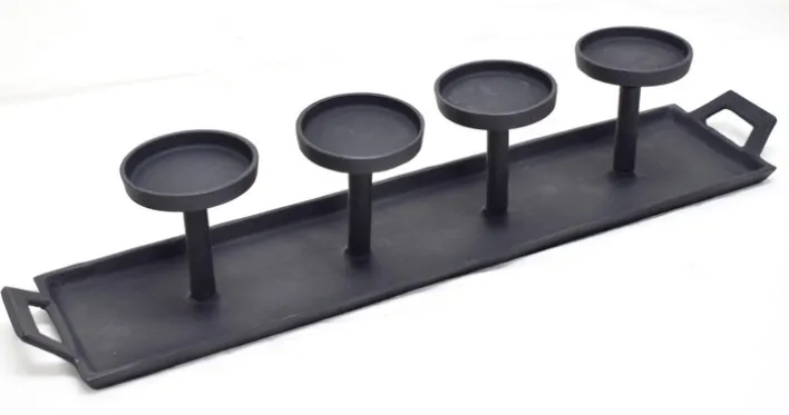 Kerzenständer 65 cm schwarz