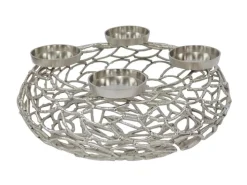 Kerzenständer TWIG 53 cm silberfarbig