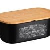 KESPER Brotbox Melamin/Bambus schwarz