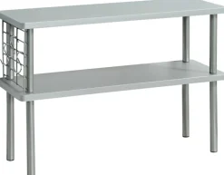 Kesper Küchenregal mit 2 Ebenen grau