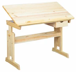 Kinder Schreibtisch CHRISTIAN 109 x 55 cm Kiefer Natur