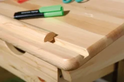 Kinder Schreibtisch CHRISTIAN 109 x 55 cm Kiefer Natur