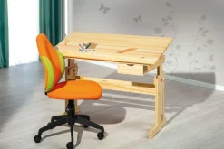 Kinder Schreibtisch CHRISTIAN 109 x 55 cm Kiefer Natur