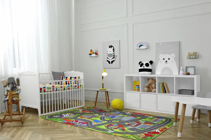 Kinder- und Spielteppich ANDIAMO 140 x 200 cm mehrfarbig