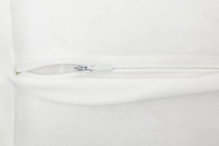 Kissenhülle NOVARA 40 x 40 cm weiß