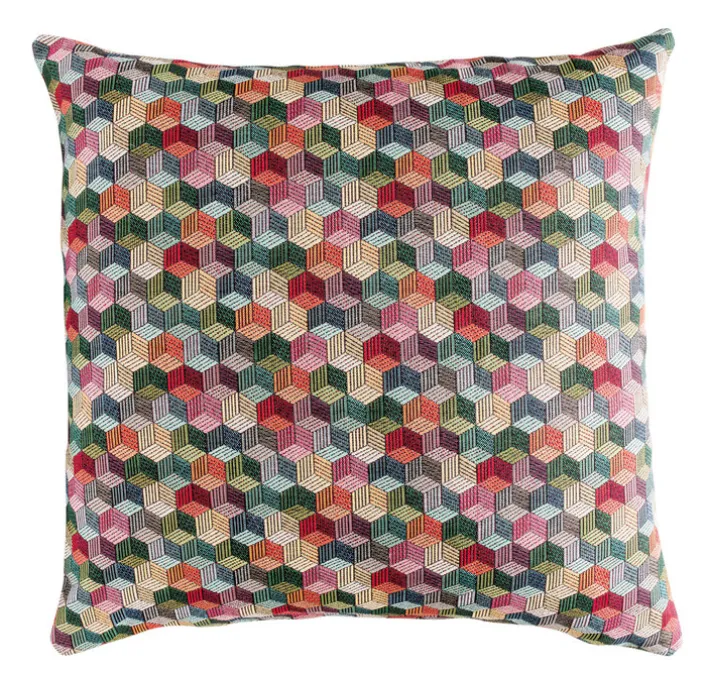 Kissenhülle WABENWELT 50 x 50 cm mehrfarbig