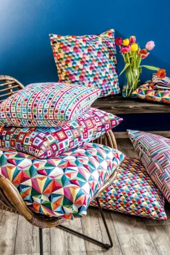 Kissenhülle WABENWELT 50 x 50 cm mehrfarbig