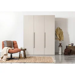 Kleiderschrank RENS 165 x 210 cm Kieselgrau