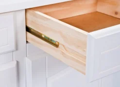 Kommode EMIL 88x87x43 cm Massivholz weiß