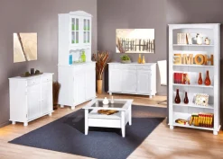 Kommode EMIL 88x87x43 cm Massivholz weiß