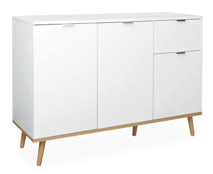 Kommode GÖTEBORG 120 x 85 cm weiß